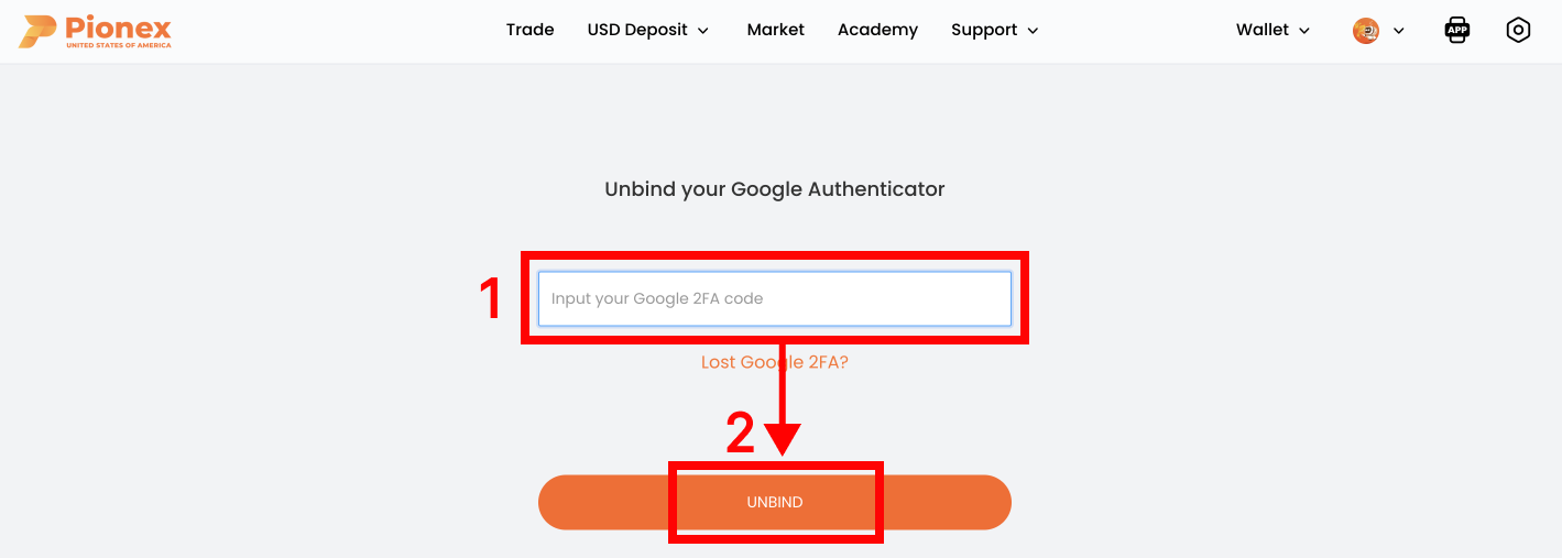 reset google authenticator