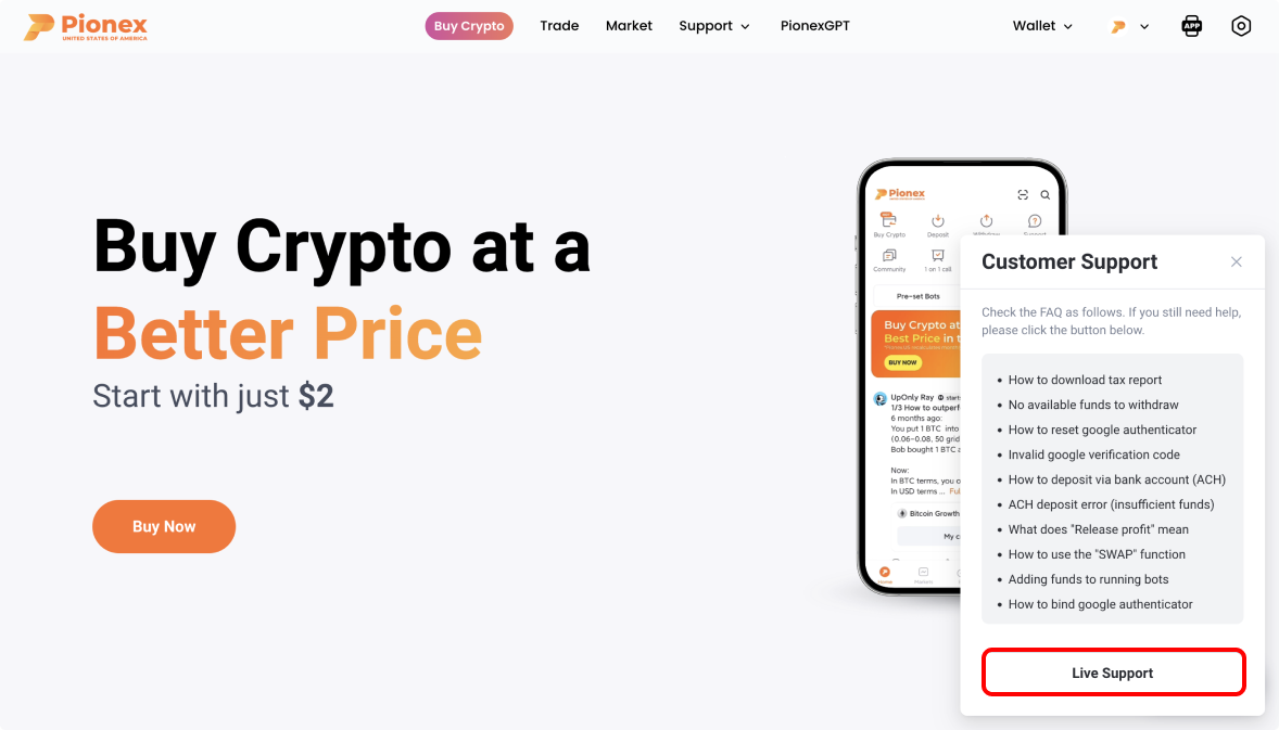 How to Contact Pionex.US Support – Pionex US Help Center