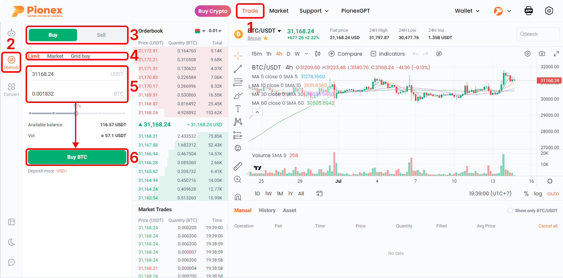 Limit order and Market order, and How to Place Them – Pionex US Help Center