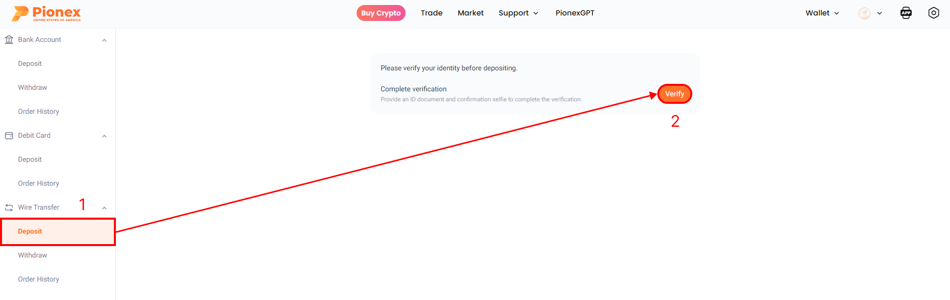 How to Deposit USD via Wire Transfer – Pionex US Help Center