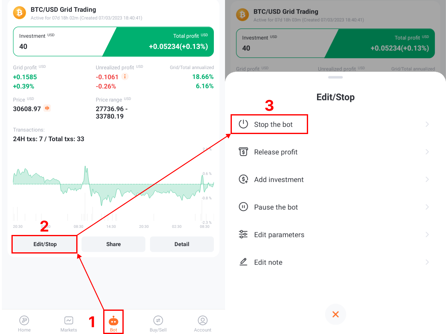 How to close grid bot – Pionex US Help Center