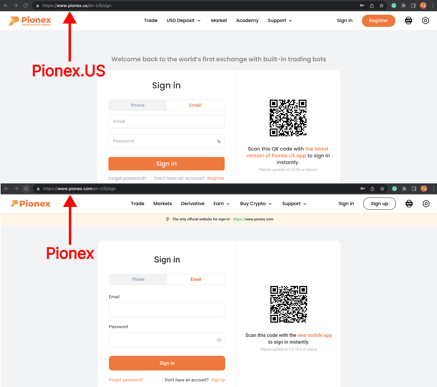 How to solve the incorrect password issue – Pionex US Help Center